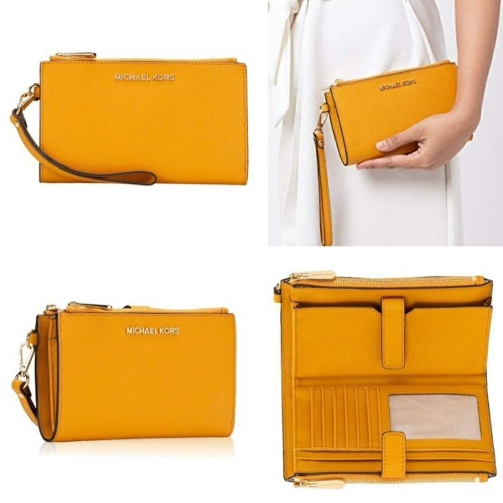 MICHAEL Michael Kors Double Zipper Wristlet